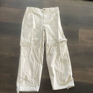 cream colored cargo pants
